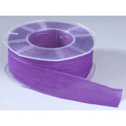 Ruban Giotto bordure cuivre, Violet, 28 mm